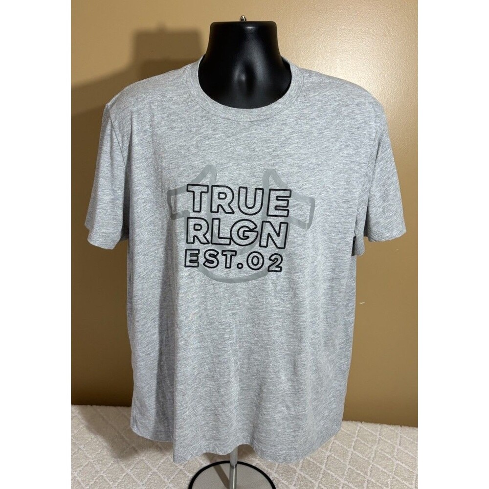 True Religion Streetwear Hip Hop Gray Shirt Men’s Size XL
